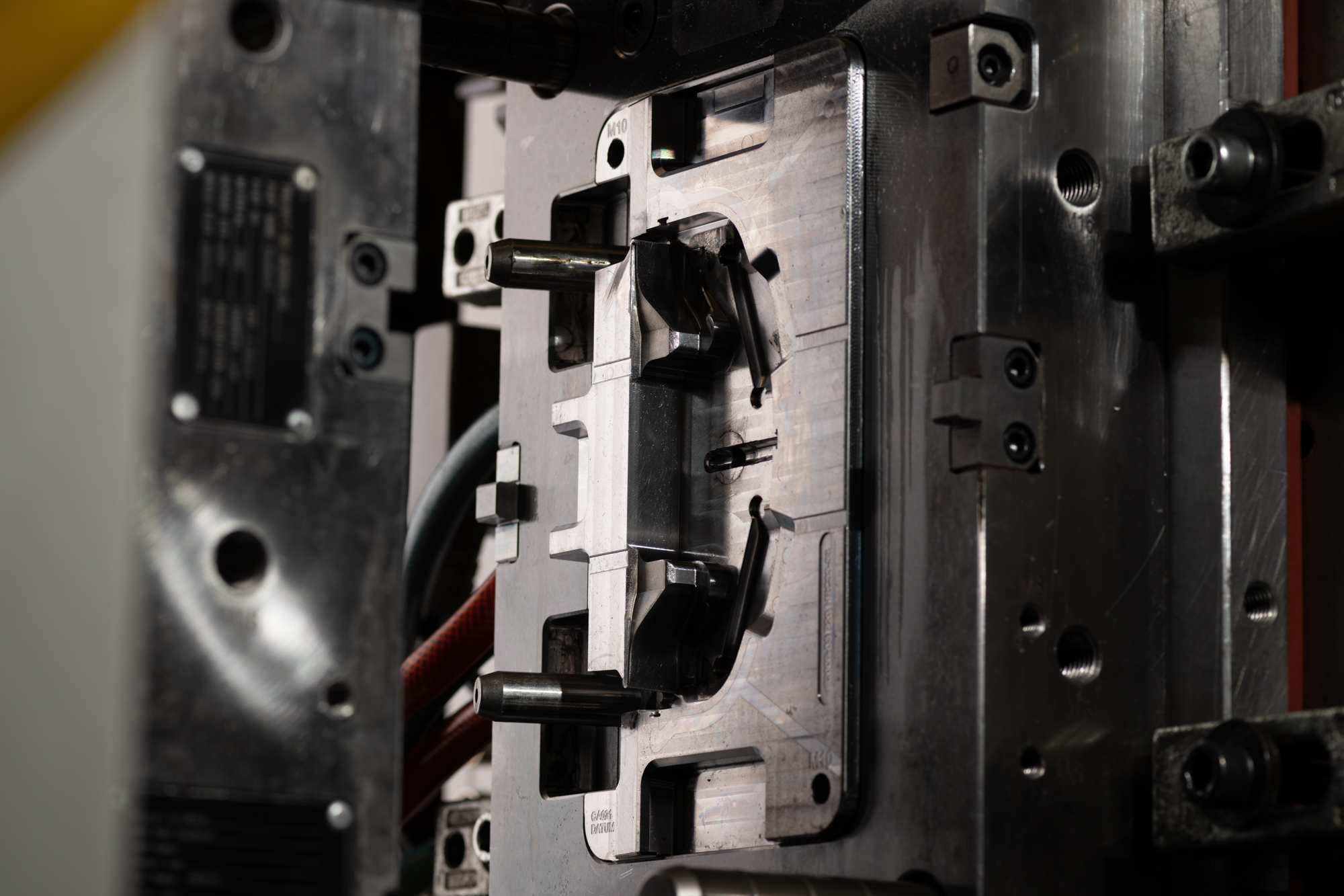 Injection Mould Tooling in a machine