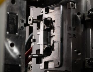 Injection mould tool close up